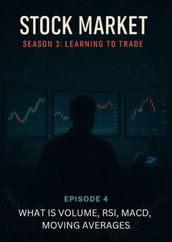 Cover image for S3 E4 : WHAT IS VOLUME, RSI, MACD, MOVING AVERAGES - a Stock Market story on Stream Storys